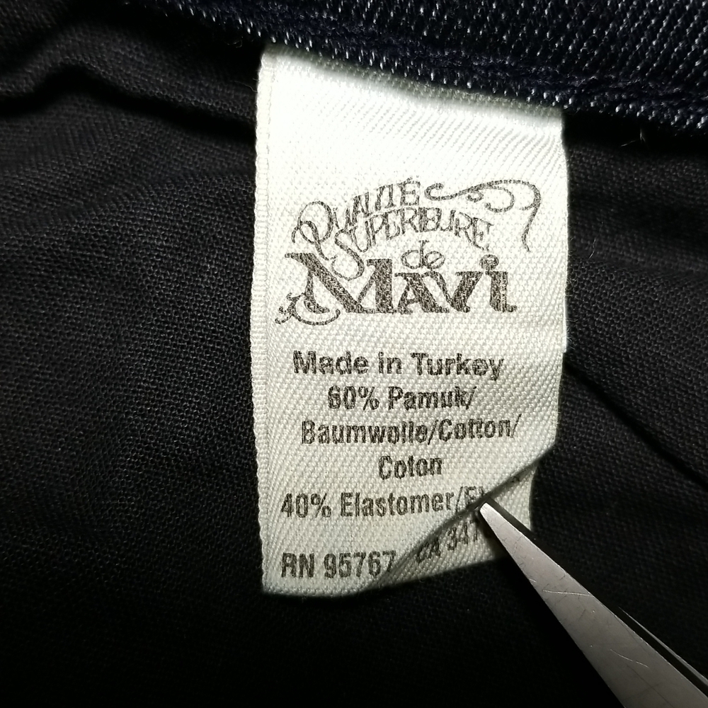 Qualue Supereure de Mavi Women's Jeans Sz 31 Olivia Style Straight Leg Dark Wash - Picture 6 of 7